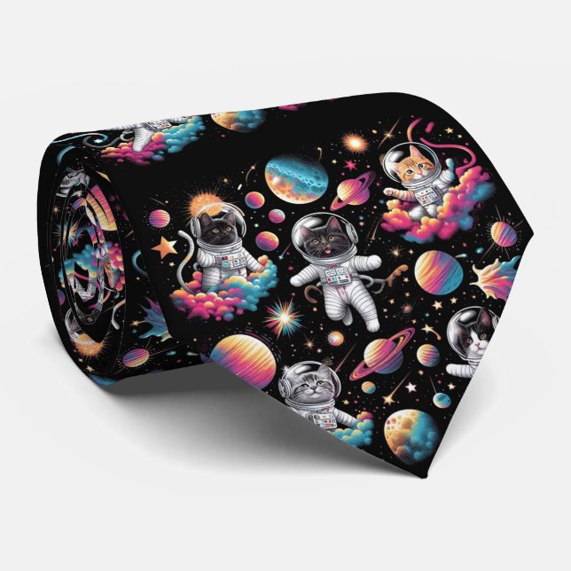 Cat lover tie! tie (Rolled)