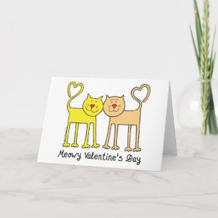 Cat Lover Valentines Day Card