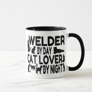 Cat Lover Welder Mug