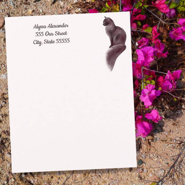 Cat Lovers Cute Blush Pink Girly Script Personal  (Creator Uploaded)