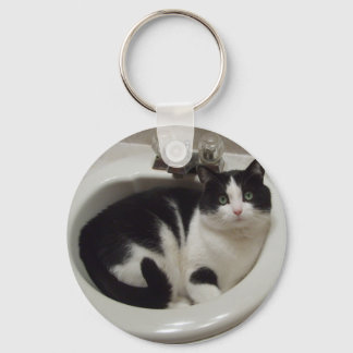 Cat lovers delight key ring