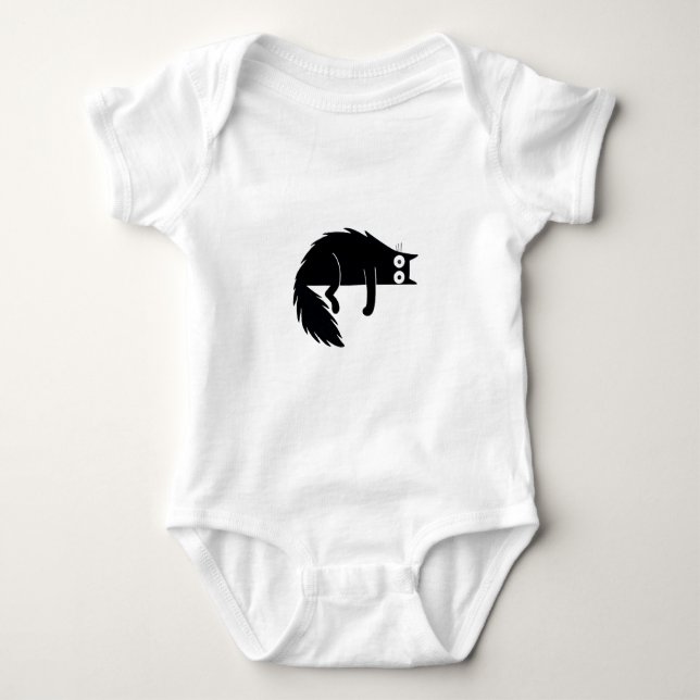 Cat lovers gift baby outfit baby bodysuit (Front)