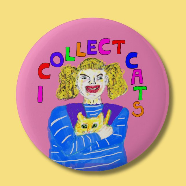 Cat lovers gift kitten rescue new pet kitten badge (Creator Uploaded)