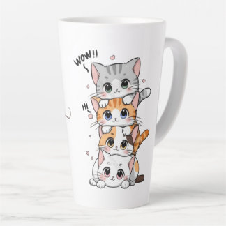 Cat lovers latte mug