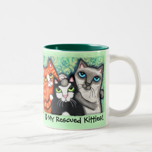 Cat Lover's Rescued Kitty Mug