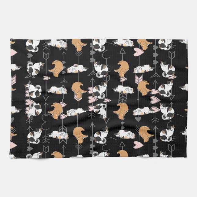 Cat Lover's Tea Towel (Horizontal)