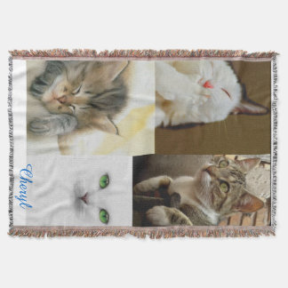 Cat Lovers Throw Blanket