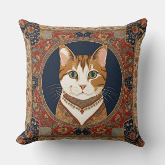 Cat Lover's Throw Pillow