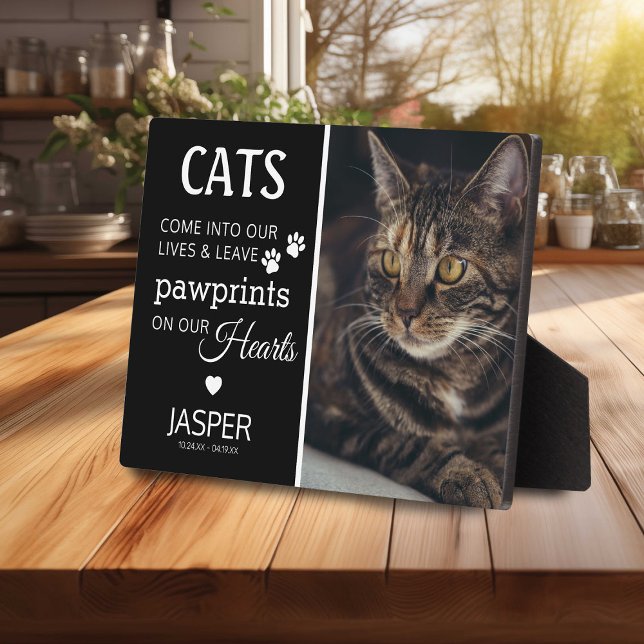 Cat Lovers Tribute | Memorial Keepsake Plaque (Creator Uploaded)