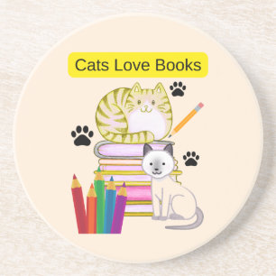 Cat Loves Boots Coaster
