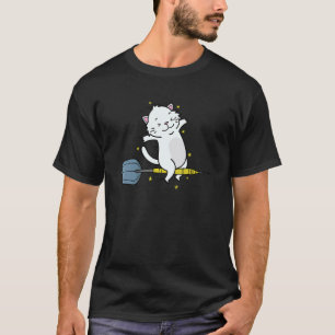 Cat loves Darts Sport Hobby Pet T-Shirt