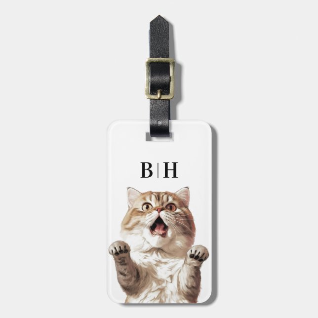 Cat Luggage Tag (Front Vertical)