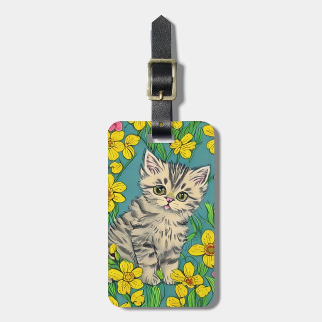 Cat Luggage Tag (Front Vertical)