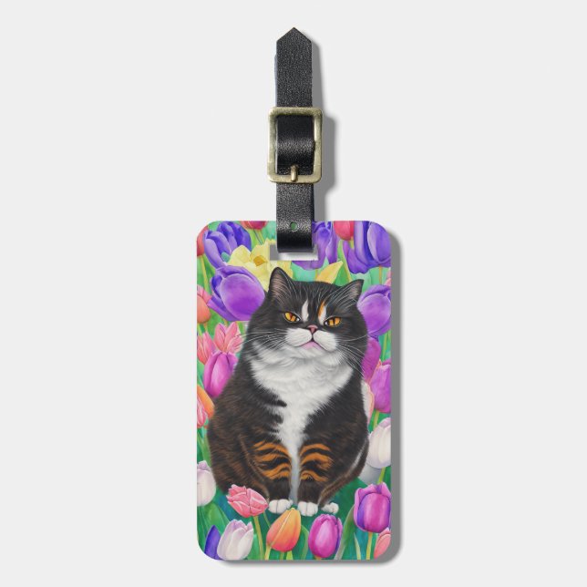 Cat Luggage Tag (Front Vertical)