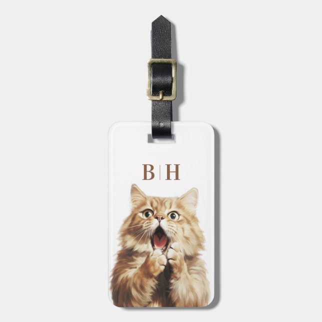 Cat Luggage Tag (Front Vertical)