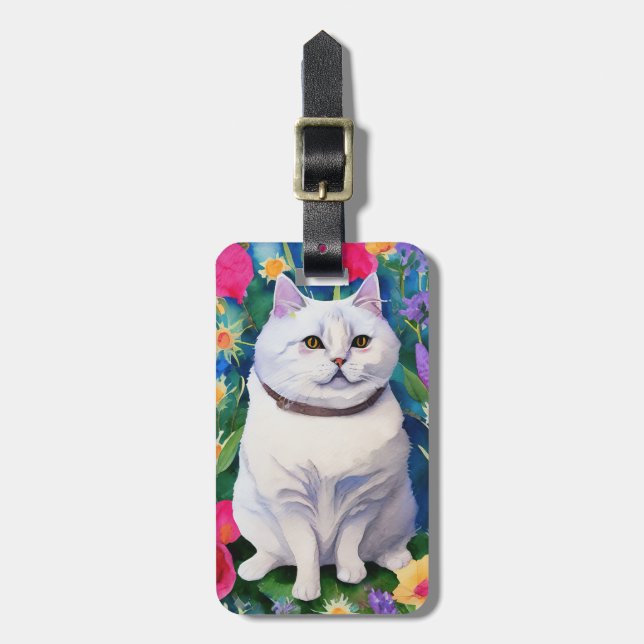 Cat Luggage Tag (Front Vertical)