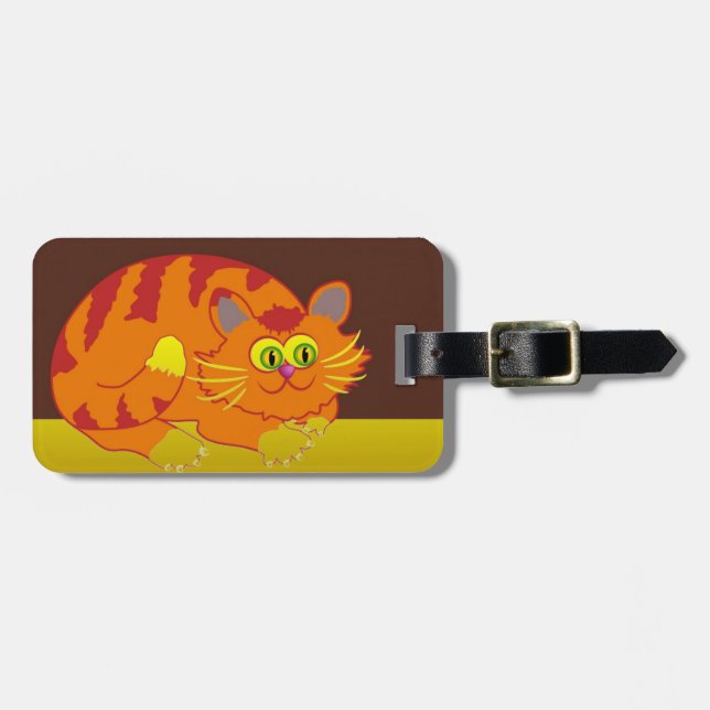 Cat Luggage Tag (Front Horizontal)