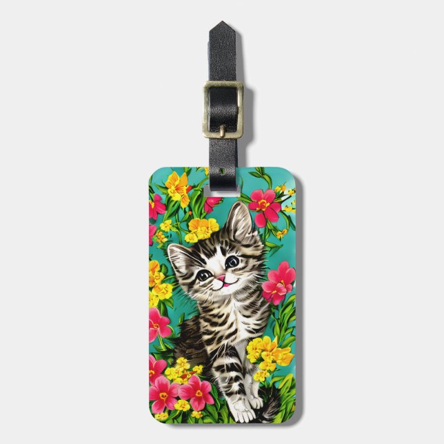 Cat Luggage Tag (Front Vertical)