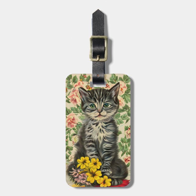 Cat Luggage Tag (Front Vertical)