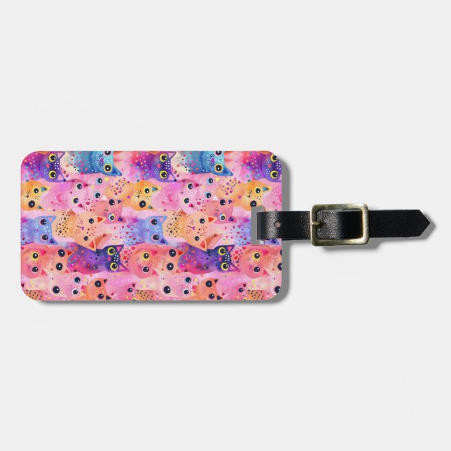 Cat Luggage Tags (Front Horizontal)