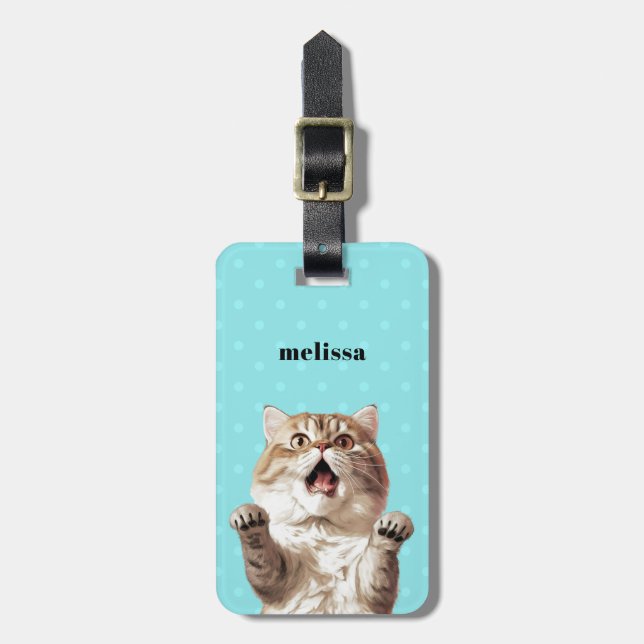 Cat Luggage Tags (Front Vertical)