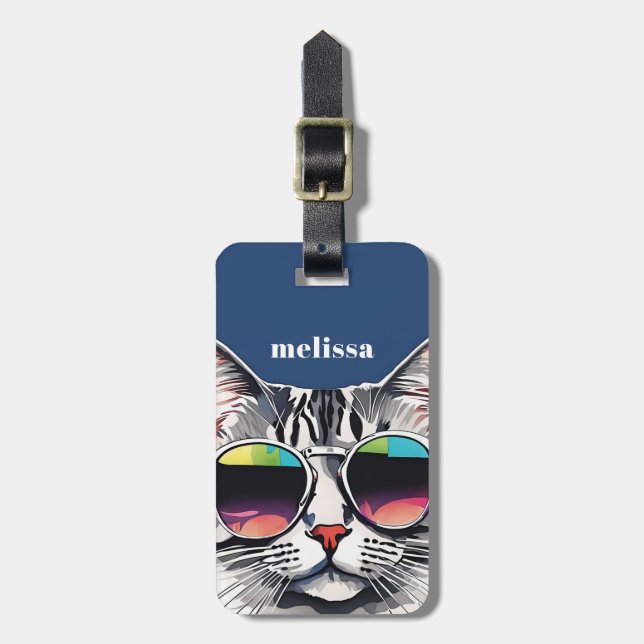 Cat Luggage Tags (Front Vertical)