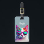 Cat Luggage Tags<br><div class="desc">This image is copyrighted by Lee ArtHaus</div>