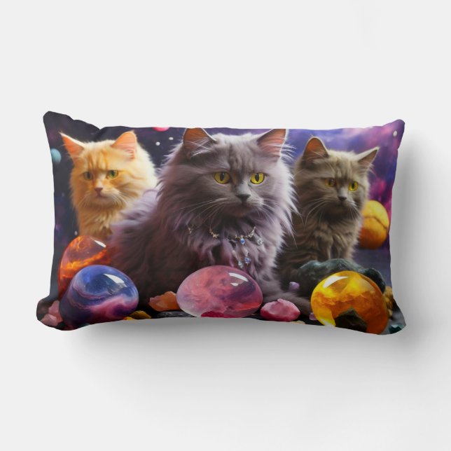 Cat Lumbar Pillow for Cat lovers (Front)
