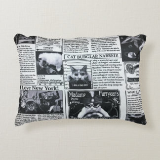 Cat Magazine Decorative Cushion