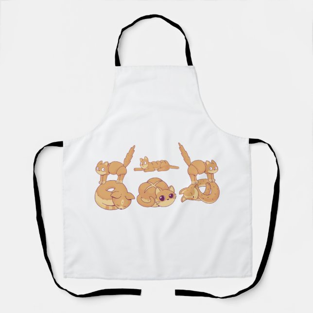 Cat Making Biscuits Apron (Front)