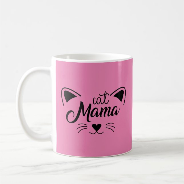 Cat Mama Coffee Mug (Left)