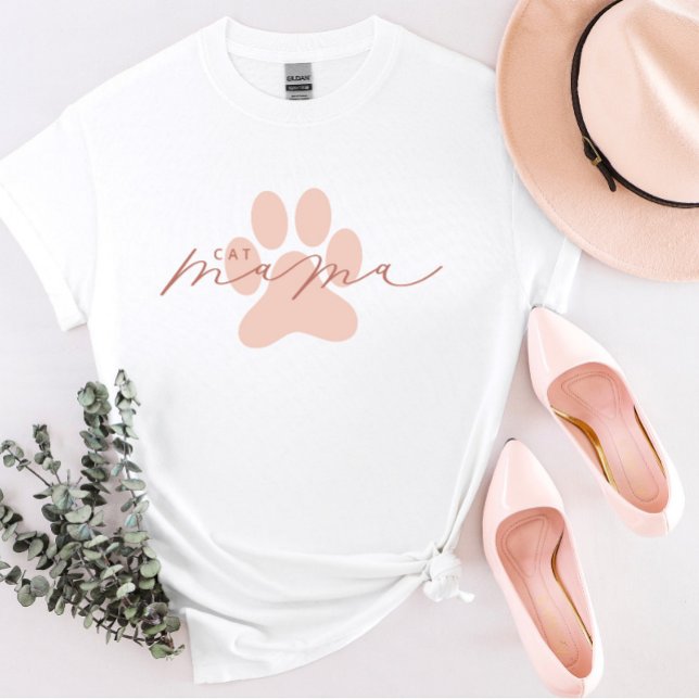Cat Mama Cute T-Shirt (Creator Uploaded)