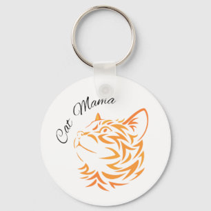 Cat Mama  Key Ring