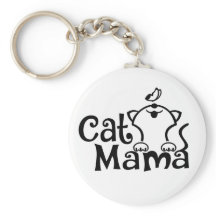 Cat Mama Keychain