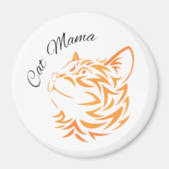 Cat Mama    Magnet (Front)