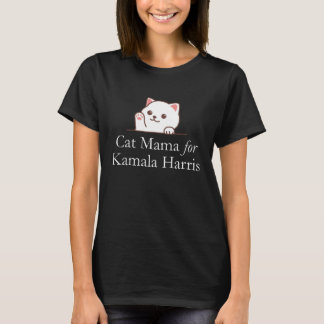 Cat Mama T-shirt women black