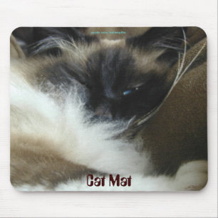 "Cat Mat" Feline lover Mouse Mat