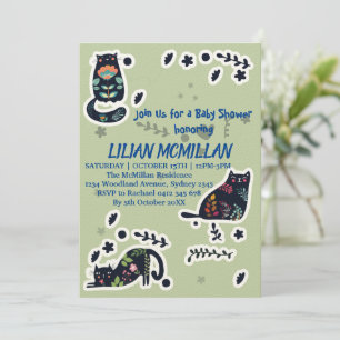 CAT ME IF YOU CAT FUNNY INVITATION