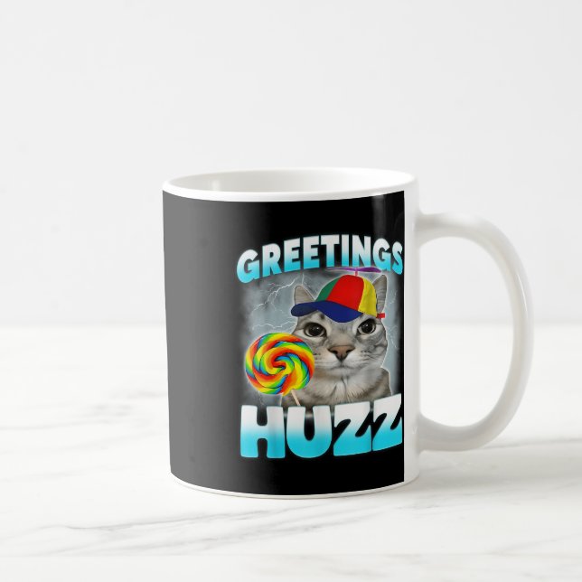 Cat Meme Funny  Coffee Mug (Right)