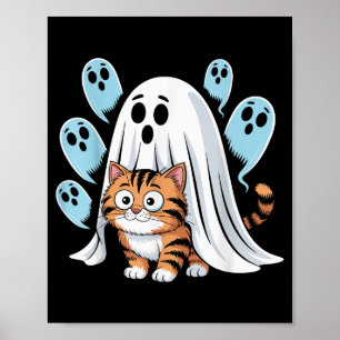 Cat Meme Funny Soky Halloween Kitty  Poster