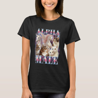 Cat Meme Unicorn Cat Lover Humour Funny Sarcasm Al T-Shirt