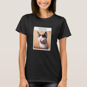 Cat Meme When I Remember Rugby Season Football T-Shirt