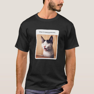 Cat Meme When I'm Doing Gymnastic T-Shirt