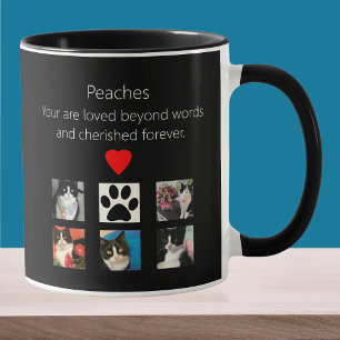 Cat Memorial 5 Photo Cherished Mug