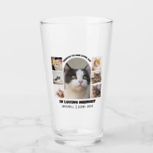 Cat Memorial 7 Photo Collage Pet Tribute Template