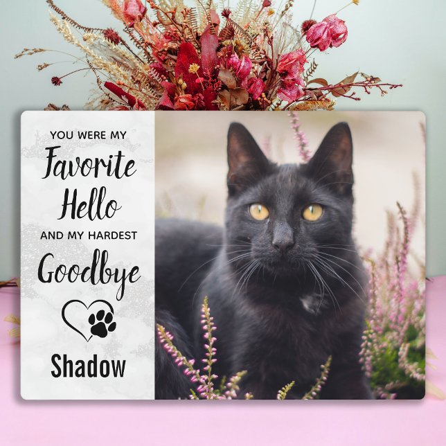 Cat Memorial Pet Loss Plaque (Creator Uploaded)