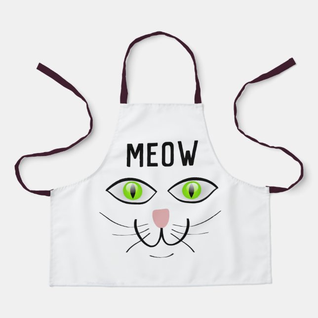 CAT MEOW APRON FOR KIDS (Front)