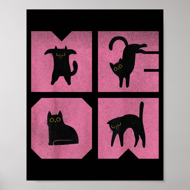 Cat - Meow Art  Poster (Front)