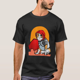 Cat  Meow Hero Knight T-Shirt