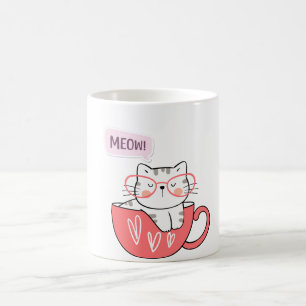 cat meow in a cup